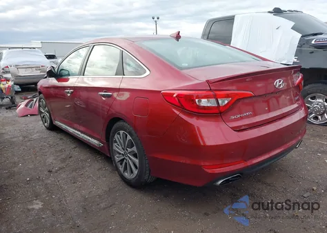 2016 Hyundai Sonata Sport z USA, uszkodzony, nr VIN 5NPE34AF8GH369838